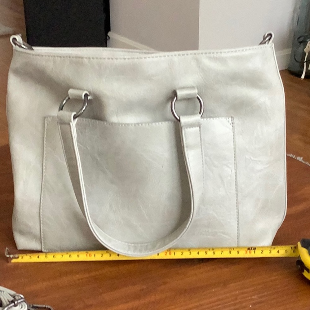 Joy Susan mid sized zip top convertible tote